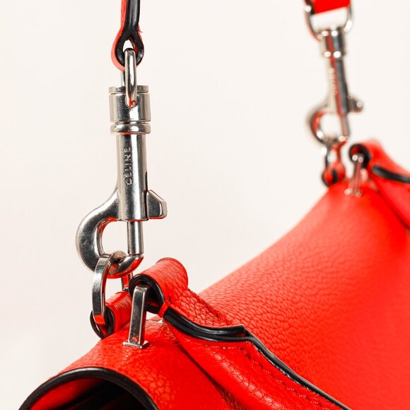 Celine Trapeze Medium in Orange Leather and Suede - Picture 7 of 14
